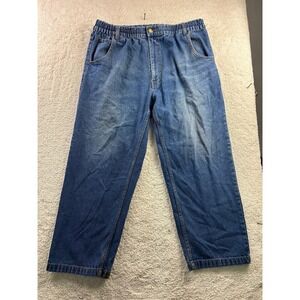 Casual Joe Women's Jeans Size 42/S Blue‎ Stretch Elastic Waist